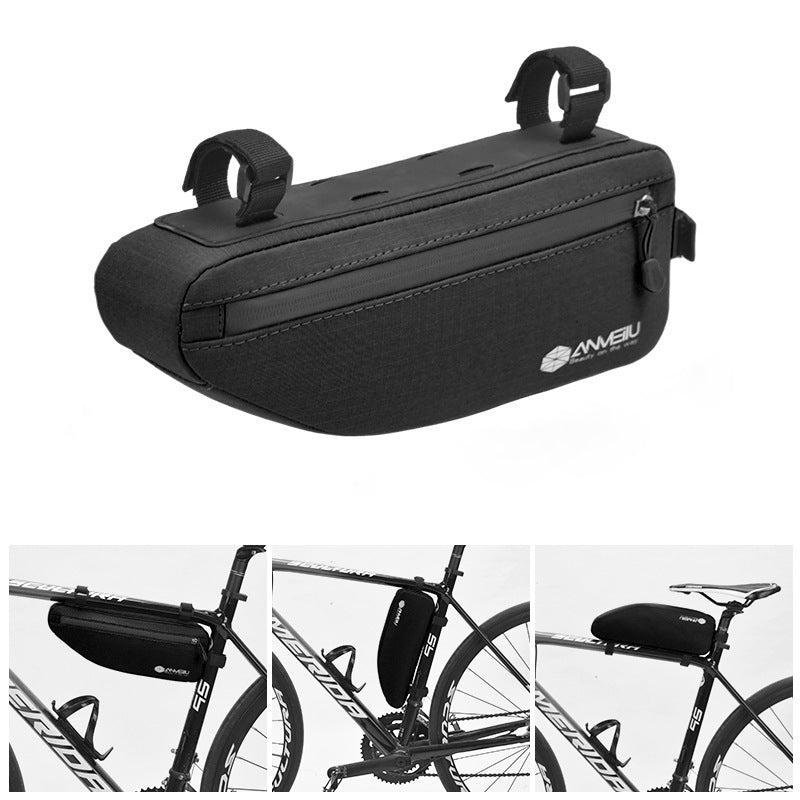 ANMEILU 7050 Bike Triangle Frame Bag Oxford Cloth Bicycle Top Tube Bag Cycling Pouch ANMEILU 7050 Bike Triangle Frame Bag Oxford Cloth Bicycle Top Tube Bag Cycling Pouch